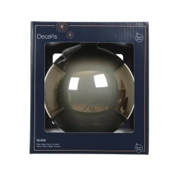 BOLA CRISTAL PERLA AHUMADA ENAMEL D15CM