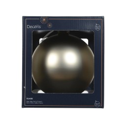 BOLA CRISTAL BLANCO LANA MATE D15CM
