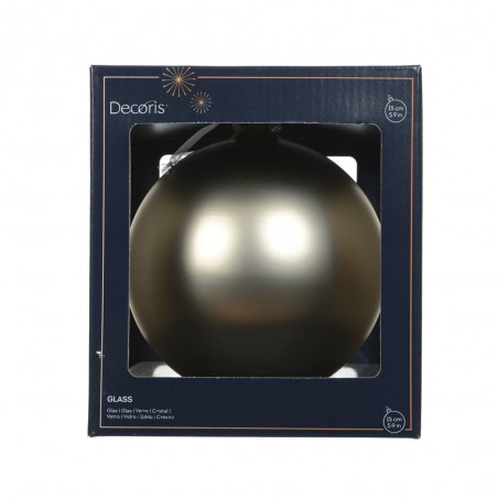 BOLA CRISTAL BLANCO LANA MATE D15CM