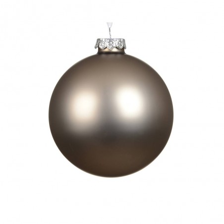 BOLA CRISTAL BLANCO LANA MATE D15CM