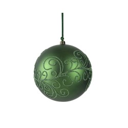 BOLA IRROMPIBLE VERDE LABRADA BRILLO D20CM