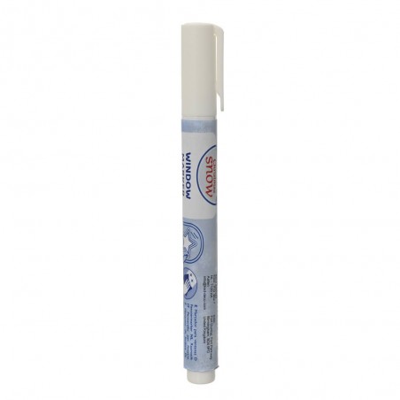 ROTULADOR PARA CRISTAL BLANCO