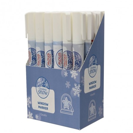 ROTULADOR PARA CRISTAL BLANCO
