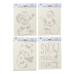 STENCIL FIGURA SANTA