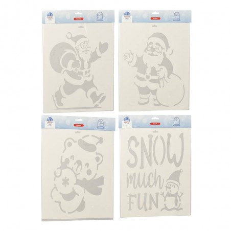 STENCIL FIGURA SANTA