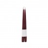 SET X 2 VELAS BURDEOS