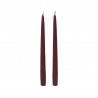 SET X 2 VELAS BURDEOS