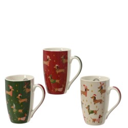 TAZA PERROS XMAS