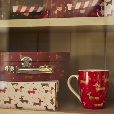 TAZA PERROS XMAS
