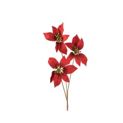 VARA X3 POINSETIA ROJO 60CM