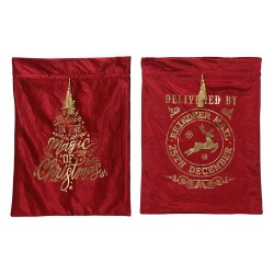 BOLSA REGALOS VELVET ROJO L1-W60-H80CM