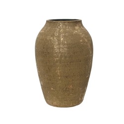 JARRON TERRACOTA GOLD  DIA21-H30CM
