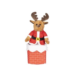 RENO SANTA EN CHIMENEA L.12X W.12X H.23CM