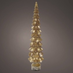 ABETO CRISTAL LED FLASHING DORADO DIA14.50-H55CM