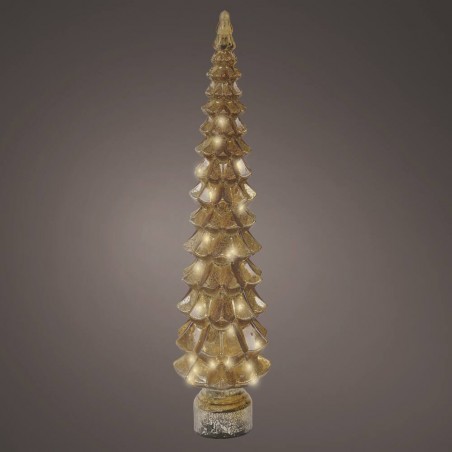 ABETO CRISTAL LED FLASHING DORADO DIA14.50-H55CM