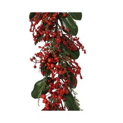 GUIRNALDA BERRIES ROJO DIA8-L180CM
