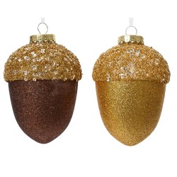 COLGANTE BELLOTA GLITER 2 SURTIDOS H12CM