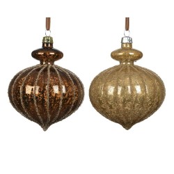 COLGANTE CEBOLLA BRANDY BRILLO 8CM