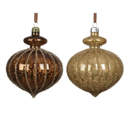 COLGANTE CEBOLLA BRANDY BRILLO 8CM