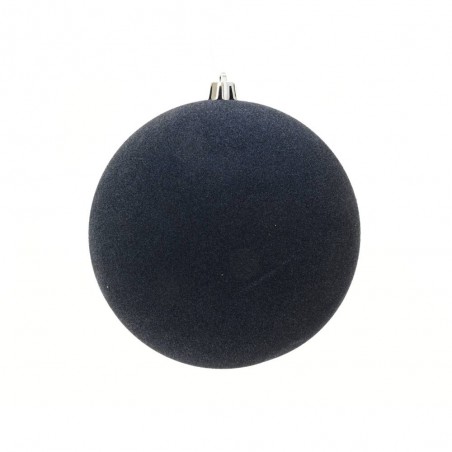 BOLA PLÁSTICO VELVET AZUL D14CM