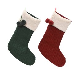 BOTA TEXTIL ROJO-VERDE L28-W43-H0.50CM