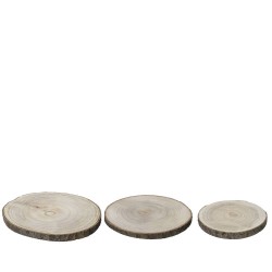 SET X 3 RODAJAS PAULONIA