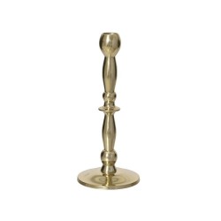 PORTAVELAS LABRADO ORO H22CM