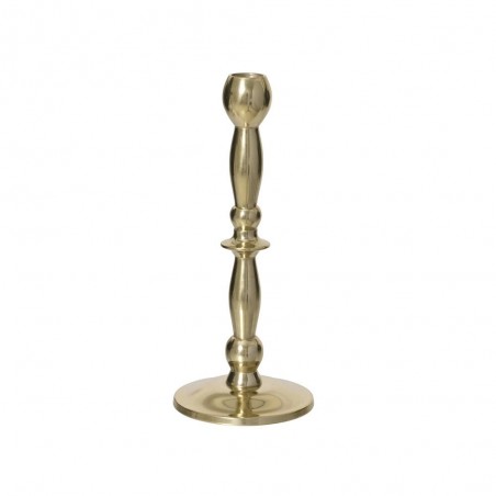 PORTAVELAS LABRADO ORO H22CM