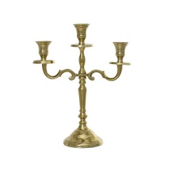 PORTAVELAS ORO LABRADO L24-W10-H30CM