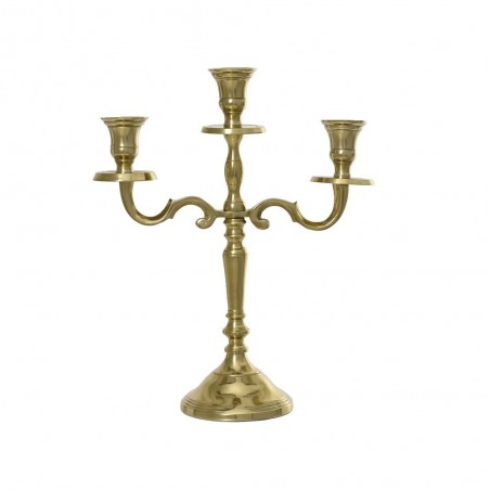 PORTAVELAS ORO LABRADO L24-W10-H30CM