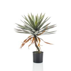 YUCCA ARTIFICIAL 75CM MACETA