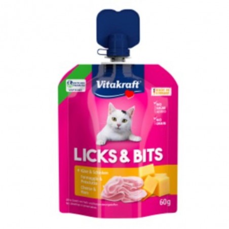 VITA LICK&BITS JAM/QUESO 60G