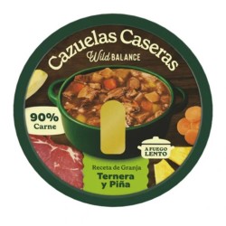 CAZUELA CASERA TERNERA/PIÑA WILD BALANCE 280G