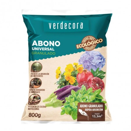 ABONO ORGÁNICO UNIVERSAL VERDECORA 800 GR