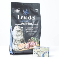 LOTE LENDA GRAIN FREE LIGHT 2KG + LATA MERLUZA REGALO