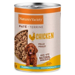 COMIDA HÚMEDA EN PATÉ DE POLLO PARA PERRO CACHORRO MEDIANO/ GRANDE