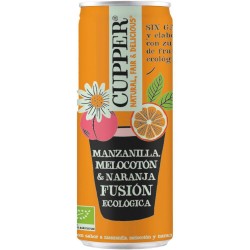 BEBIDA MANZANILLA, MELOCOTON Y NARANJA BIO CUPPER