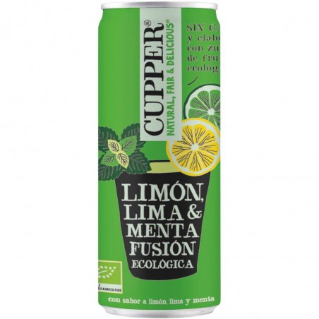 BEBIDA MENTA, LIMON Y LIMA BIO BIO CUPPER 250 ML