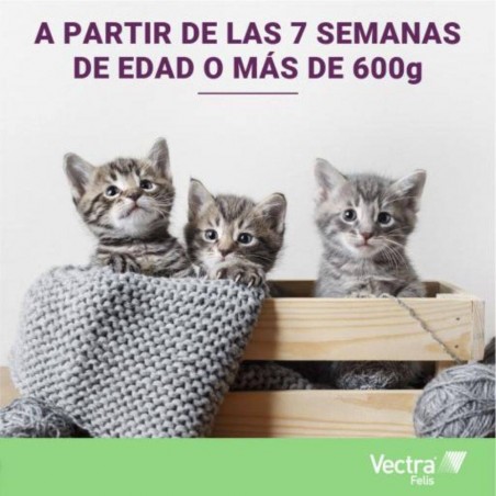 PIPETA VECTRA 3D ANTIPARASITARIA PARA GATO