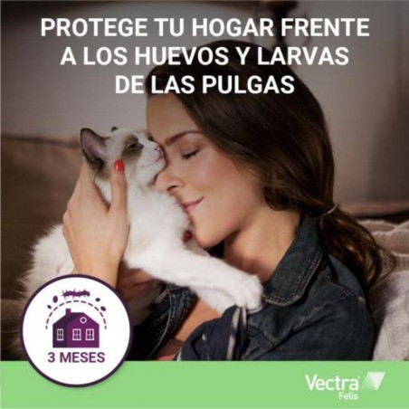 PIPETA VECTRA 3D ANTIPARASITARIA PARA GATO