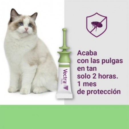 PIPETA VECTRA 3D ANTIPARASITARIA PARA GATO