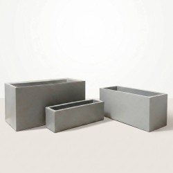 JARDINERA  RORDI COLOR GRIS CEMENTO
