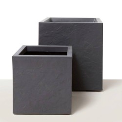 CUBO VOLCANIA ANTRACITA