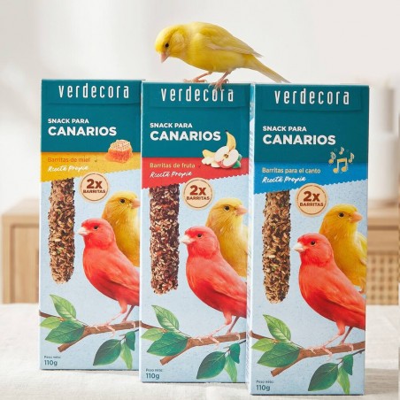 LOTE BARRITAS PARA CANARIO VERDECORA