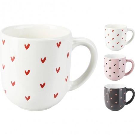 TAZA CORAZONES 300ML