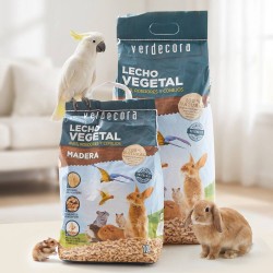 LECHO PARA PAJAROS Y ROEDORES MADERA VERDECORA