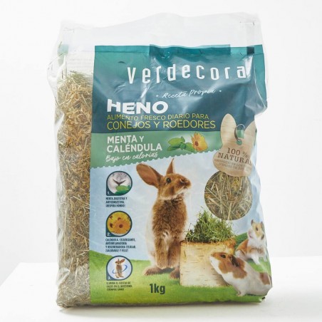 Heno verdecora menta y caléndula 1 kg