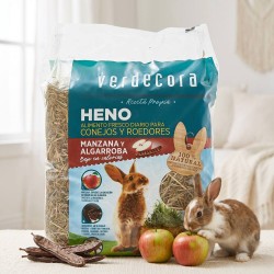 HENO VERDECORA MANZANA Y ALGARROBA 1KG