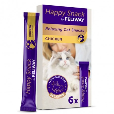Snack feliway happy snack pollo 6x15 gramos