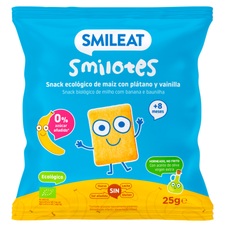 Smilotes plátano y vainilla